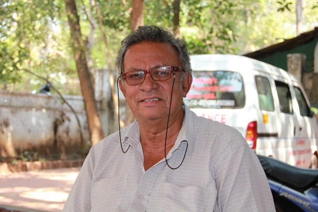 Dr. Jawaharlal Henriques at St.Anthony's Hospital, Anjuna, Goa