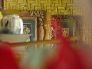 Balinese art at Pandi Nekat Gallery along the rice field walk, Ubud, Bali