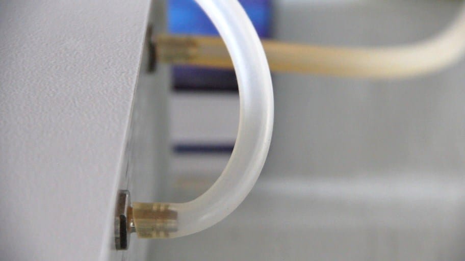 cilicone tubes in and out of ozone generator. How to do ozone therapy at home.