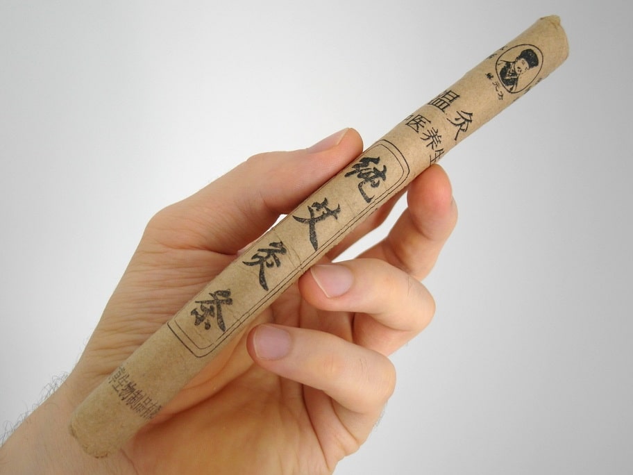 Moxabustion stick - can be used to stimulate acupressure points as self help