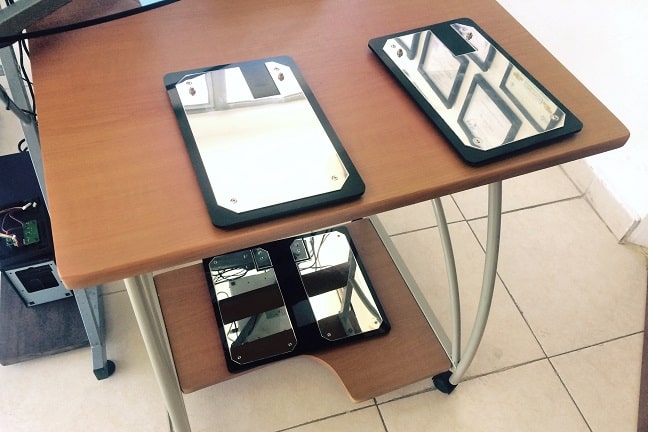 ES-Teck scanner plates at Sana clinic, Playa del Carmen, Mexico