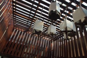 Rustic and traditional decoration inside Fah Lanna Spa