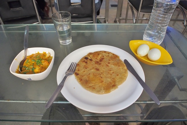 Breakfast at Blue Sky restaurant-Sudder Street-Kolkata