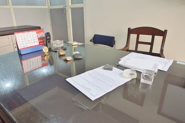 Prasanta Banerji's empty chair