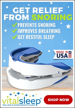 Vitalsleep snore relief. Natural sleep apnea treatment.